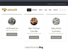 Tablet Screenshot of aletalk.co.uk